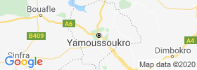 Yamoussoukro map